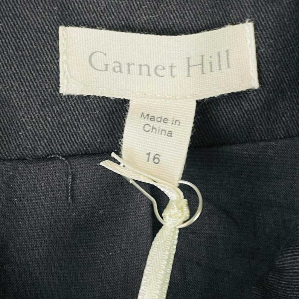 Garnet Hill Organic Cotton Trench Coat Womens Size 16 Gray Water Resistant NWT - Picture 4 of 8